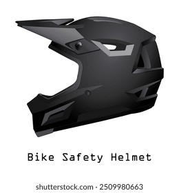 High quality motorcycle helmet vector Illustration f