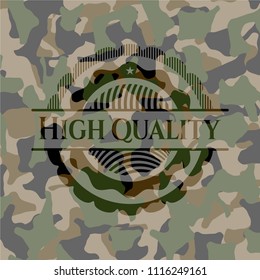 High Quality on camouflaged texture