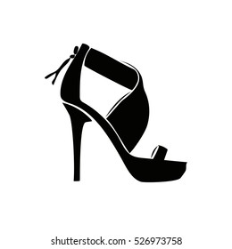 High quality original trendy vector illustration of realistic ladies shoe.