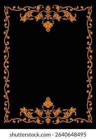 High Quality Ornamental Border Decorative Vector