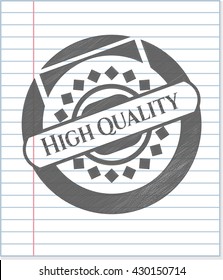 High Quality pencil emblem
