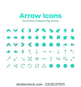 High quality perfect pixel and editable icon set for UI. Set of vector icons isolated on white background.