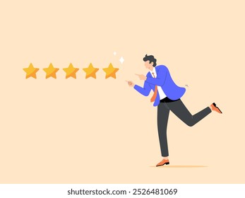 High quality products or quality services are rated at an excellent level