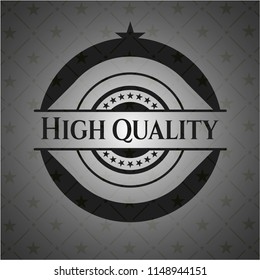 High Quality realistic black emblem