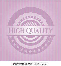 High Quality realistic pink emblem