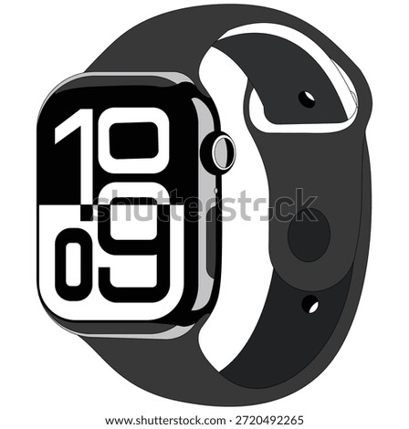 High quality realistic watch vector set featuring modern smartwatches and classic analog wrist watches. Perfect for web design, mobile app UI, branding, presentations, advertising, and commercial projects. Fully editable vector illustration.