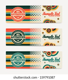 High quality retro labels for clothes.