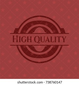 High Quality retro red emblem