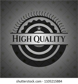 High Quality retro style black emblem