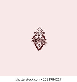 HIGH QUALITY SACRED HEART JESUS VECTOR, ARE GREAT FOR USING VARIOUS TYPES OF DESIGN WORK LIKET-SHIRT, TATTOO AND HOME WALL DESIGN