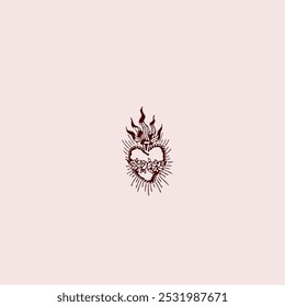 HIGH QUALITY SACRED HEART JESUS VECTOR, ARE GREAT FOR USING VARIOUS TYPES OF DESIGN WORK LIKET-SHIRT, TATTOO AND HOME WALL DESIGN