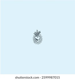 HIGH QUALITY SACRED HEART JESUS VECTOR, ARE GREAT FOR USING VARIOUS TYPES OF DESIGN WORK LIKET-SHIRT, TATTOO AND HOME WALL DESIGN
