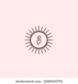 HIGH QUALITY SACRED HEART JESUS VECTOR, ARE GREAT FOR USING VARIOUS TYPES OF DESIGN WORK LIKET-SHIRT, TATTOO AND HOME WALL DESIGN