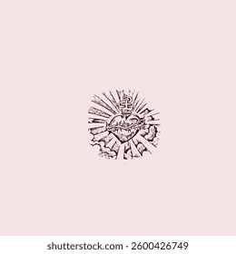HIGH QUALITY SACRED HEART JESUS VECTOR, ARE GREAT FOR USING VARIOUS TYPES OF DESIGN WORK LIKET-SHIRT, TATTOO AND HOME WALL DESIGN

