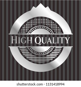 High Quality silver shiny emblem