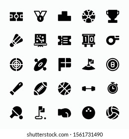 High quality sport solid icons for you and you can use these icons for any projects