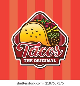 High Quality Taco Logo with Emblem