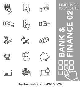 High quality thin line icons of banking, finance and economic. Linelinge are the best pictogram pack unique linear design for all dimensions and devices. Stroke vector logo symbol and website content.