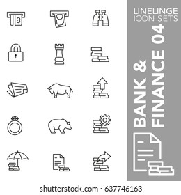 High quality thin line icons of banking, finance and economic. Linelinge are the best pictogram pack unique linear design for all dimensions and devices. Stroke vector logo symbol and website content. svg