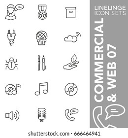 High quality thin line icons of website, internet and commerce. Linelinge are the best pictogram pack unique linear design for all dimensions and devices. Stroke vector logo symbol and website content
