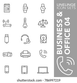 High quality thin line icons of business, office, electronics. Linelinge are the best pictogram pack unique linear design for all dimensions and devices. Stroke vector logo symbol and website content.