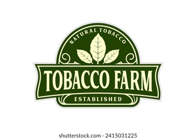 High quality tobacco, cigar and cigarette product labels, luxury classic design style.