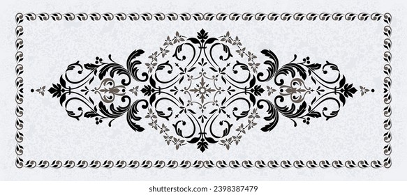 High Quality traditional Pattern in eps format - Rugs - for digital print.