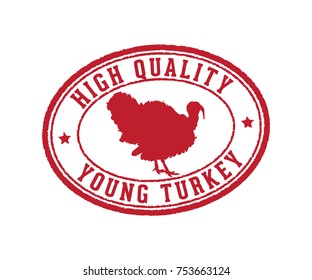 high quality turkey meat stamp