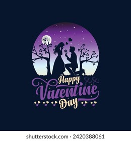 High quality Valentine's Day T-Shirt design.