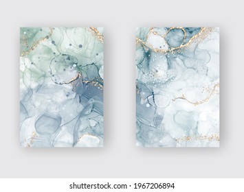 High quality vector Alcohol ink shape in tender pink and gold colors. Vector abstract painting. Wedding decoration. Pink paint art with golden glitter elements. Delicate liquid flow.
