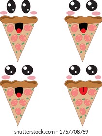 Clíparte vectorial de alta calidad. Pintura de clip vectorial de pizza, perfecta para crear tarjetas de felicitación, invitaciones y papelería, decorar tu blog o sitio web, diseñar afiches, etc.