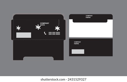 High quality vector illustration of Cardboard Box Packaging Design Delivery Packet for your design elements.