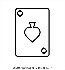 High quality vector illustration of the four Poker playing cards suits symbols - Spades Hearts Diamonds and Clubs icons isolated on white background
