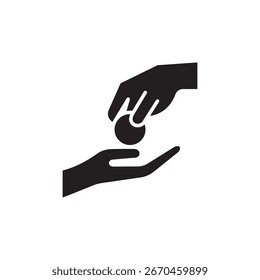 Ilustración vectorial de alta calidad de retribución en personas y temática comunitaria. Perfecto para negocios, proyectos sociales, caridad, trabajo en equipo y necesidades de diseño de marketing.