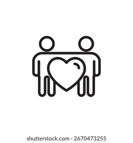 High quality vector illustration of partnership in people and community theme. Perfect for business, social projects, charity, teamwork, and marketing design needs.
