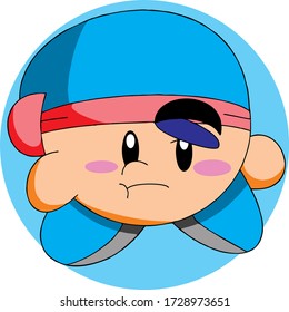 high quality vector illustration of a small child