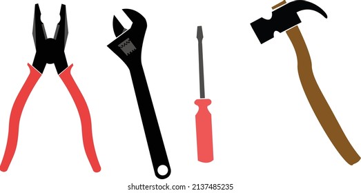High quality vector illustration of tools