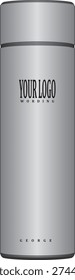 High quality vector illustration of a white vacuum flask designed in a clean, minimalist, and modern style. This insulated thermal bottle graphic features a smooth blank surface, making it perfect for branding mockups, sublimation printing, corporate merchandise, and custom product design.

The neutral white color provides a versatile base for logos, typography, promotional graphics, and personalized artwork. Ideal for European buyers looking for reusable drinkware visuals for e-commerce, packaging design, advertising materials, sustainable lifestyle campaigns, and print on demand products.

Fully scalable and editable vector format ensures easy customization in Adobe Illustrator and other professional design software. Suitable for websites, catalog layouts, social media marketing, product previews, and eco-friendly promotional concepts.