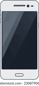 High quality vector mobile. vector illustration of a phone no background.