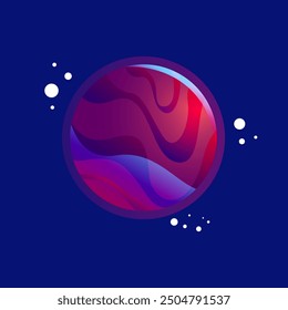 high quality vector planet illustration assets
