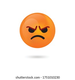 Comentario de emoticonos de burbujas de dibujos animados amarillos redondeados y vectoriales de alta calidad.