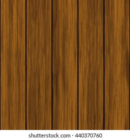 High quality Vector seamless wood texture. Dark hardwood part of parquet. Wooden striped fiber textured background. Old timber panel. Close up brown grainy surface plywood floor or furniture.
