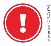 High Quality Warning Icon Vector
