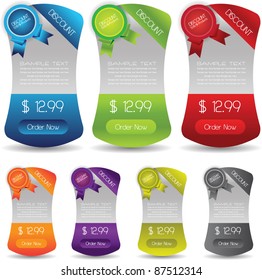 high quality web banners with ribbon