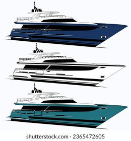 High quality Yacht vector art, Which printable on various materials.