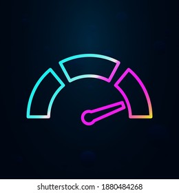 High rates nolan icon. Simple thin line, outline vector of speed icons for ui and ux, website or mobile application