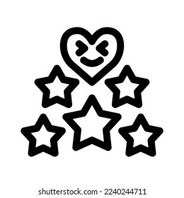 high rating icon or logo isolated sign symbol vector illustration - high quality black style vector icons
