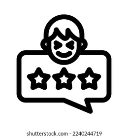 high rating icon or logo isolated sign symbol vector illustration - high quality black style vector icons
