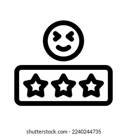 high rating icon or logo isolated sign symbol vector illustration - high quality black style vector icons
