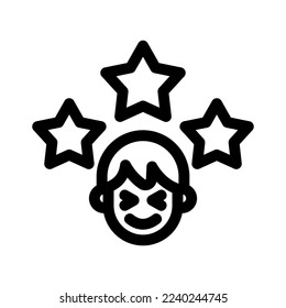 high rating icon or logo isolated sign symbol vector illustration - high quality black style vector icons
